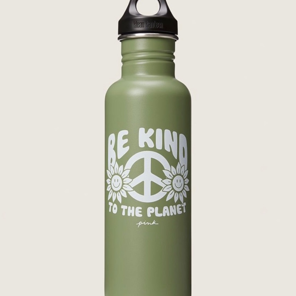 Victoria’s Secret PINK Klean Kanteen Stainless Steel Water Bottle. Brand New